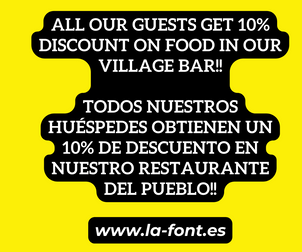 10% discount In La Font